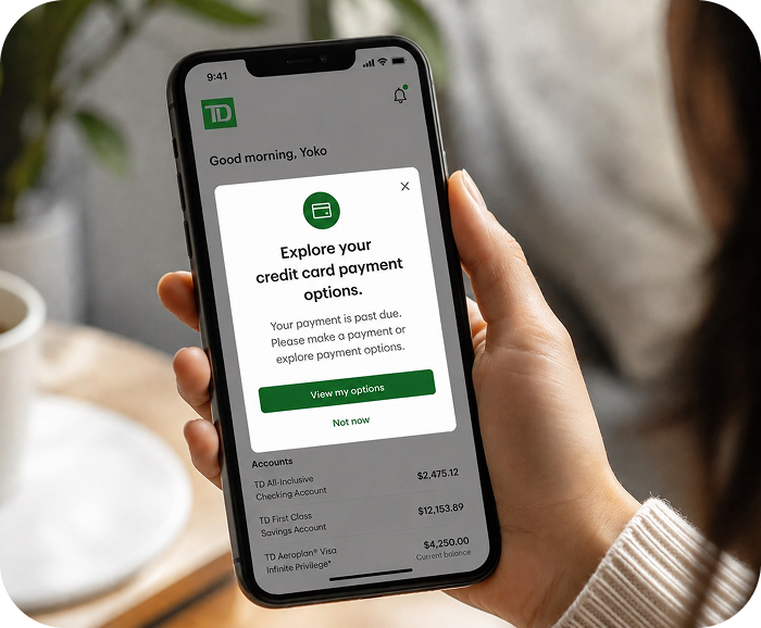 Credit card payment options