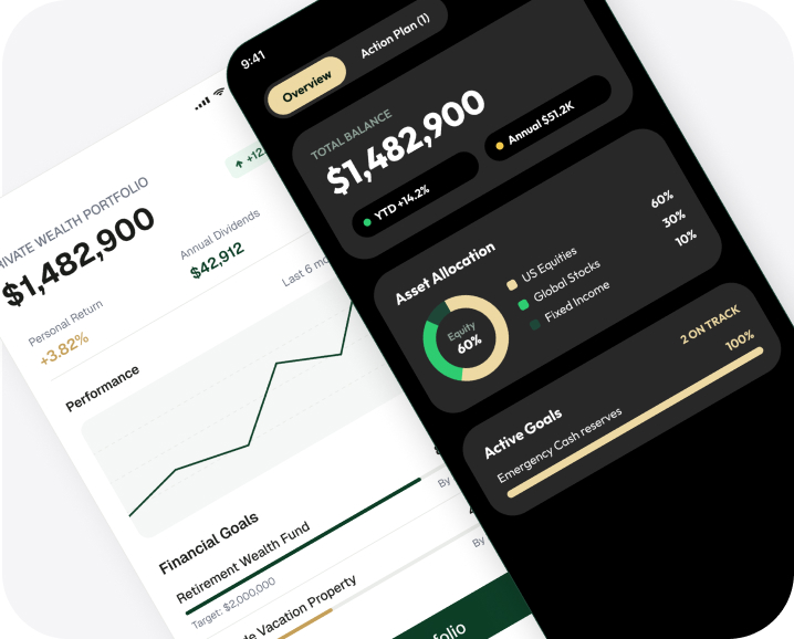 Private wealth advisor portal